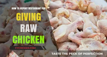 Reporting Restaurants for Serving Raw Chicken: A Step-by-Step Guide