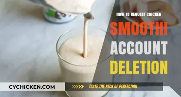 How to Request Chicken Smoothie Account Deletion: A Step-by-Step Guide