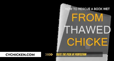 Salvaging a Book Soaked in Thawed Chicken Juice