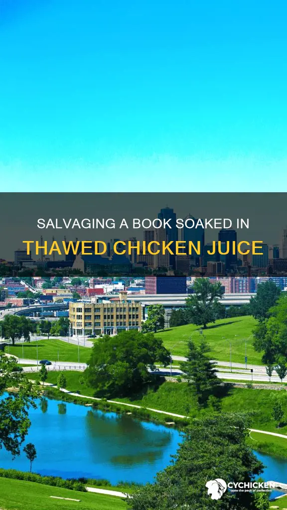 how to rescue a book wet from thawed chicken
