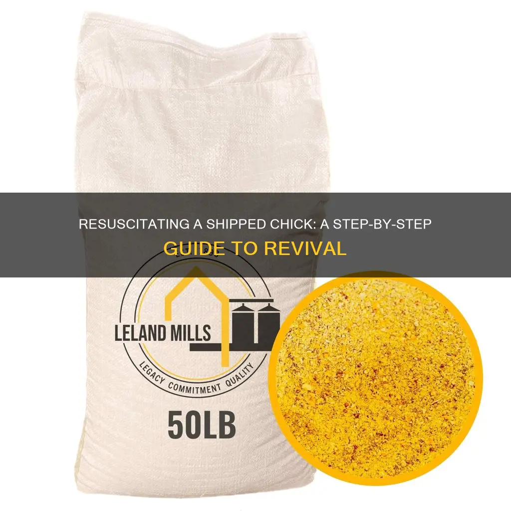 how to revive a chick that has been shipped