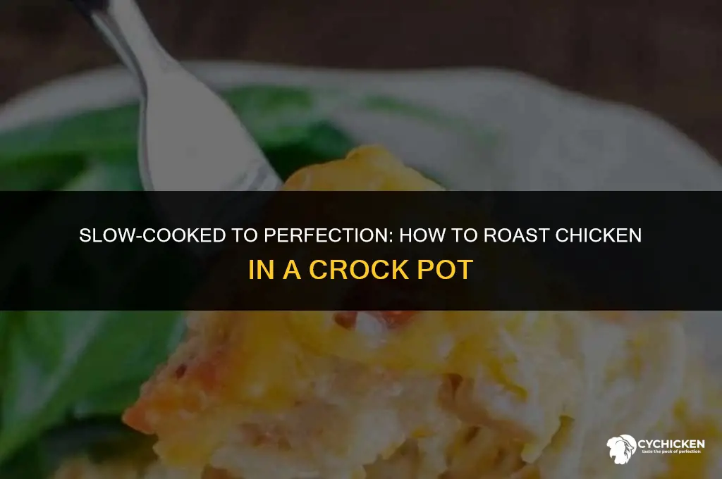 how to riast chicken in crock pot