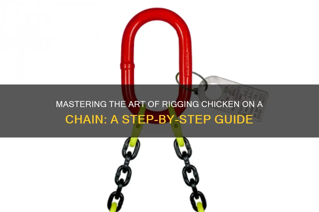 how to rig chicken on a chain
