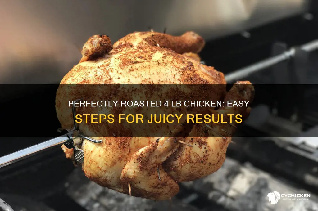 how to roast a 4 lb chicken