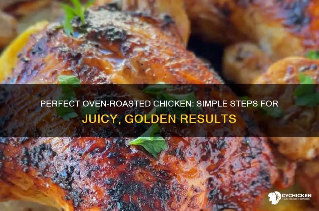 how to roast a chicken in over