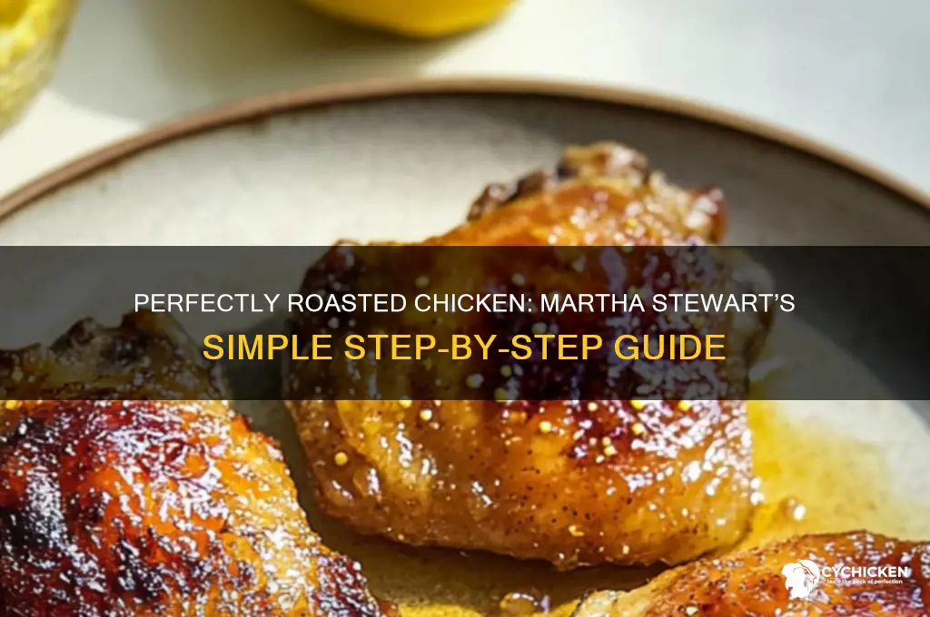 how to roast a chicken martha stewart
