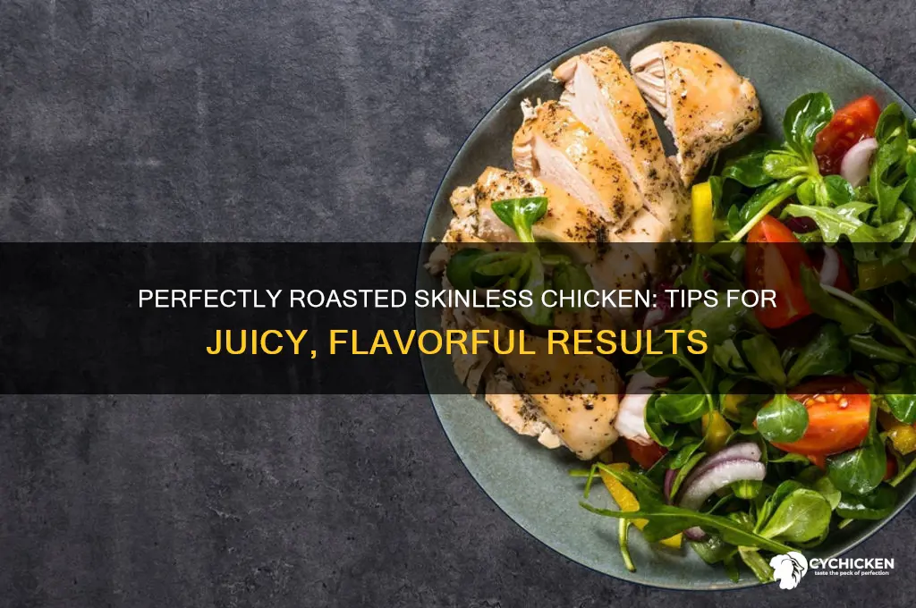 how to roast a skinless chicken