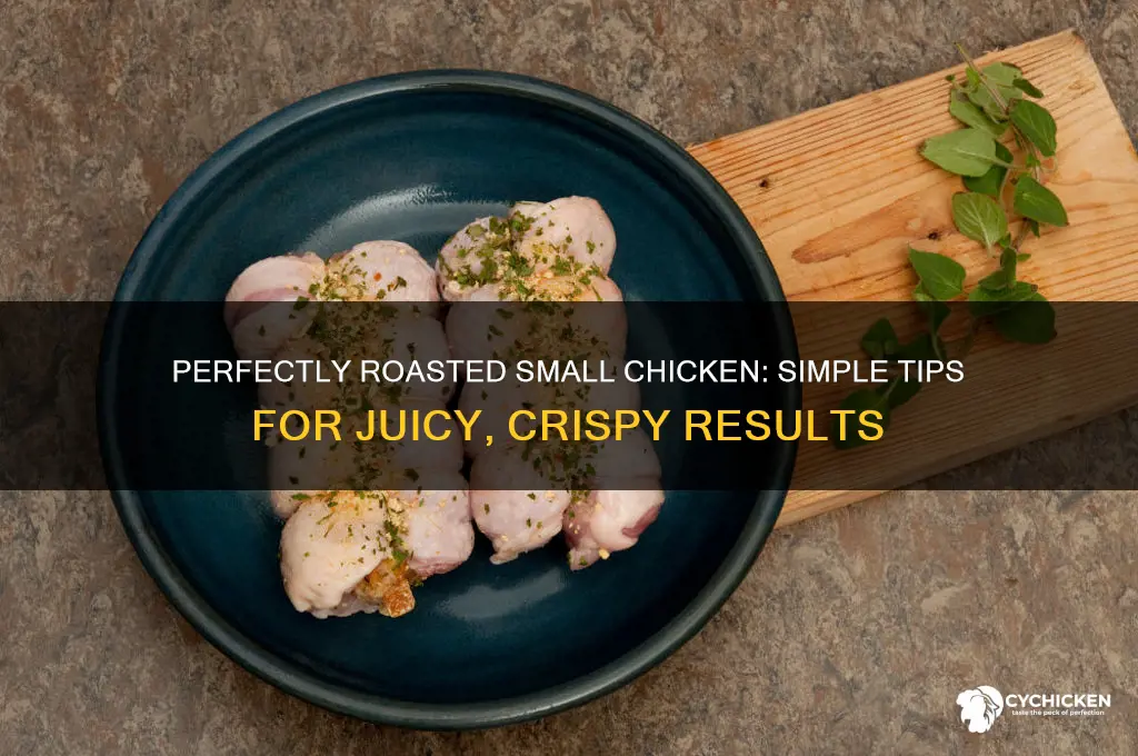 how to roast a small chicken