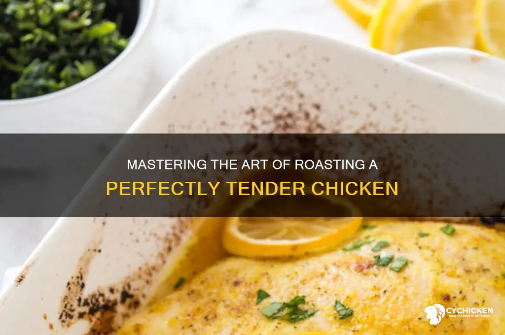 how to roast a tender chicken