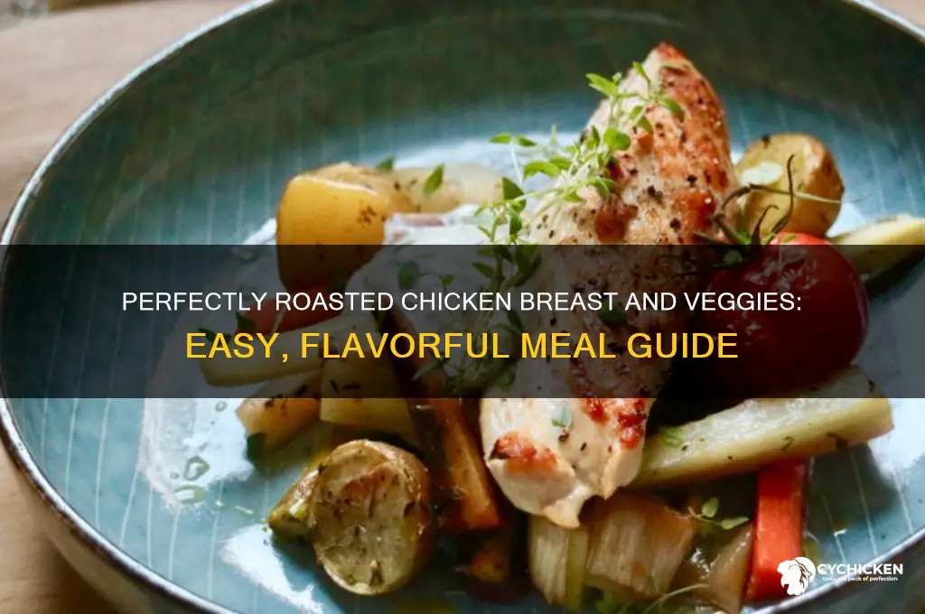 how to roast chicken breast and vegetables