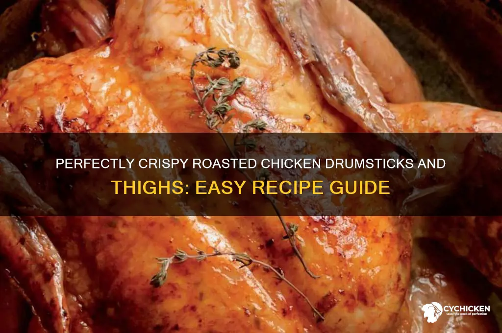 how to roast chicken drumsticks and thighs