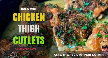 Perfectly Crispy Roasted Chicken Thigh Cutlets: Easy Recipe Guide