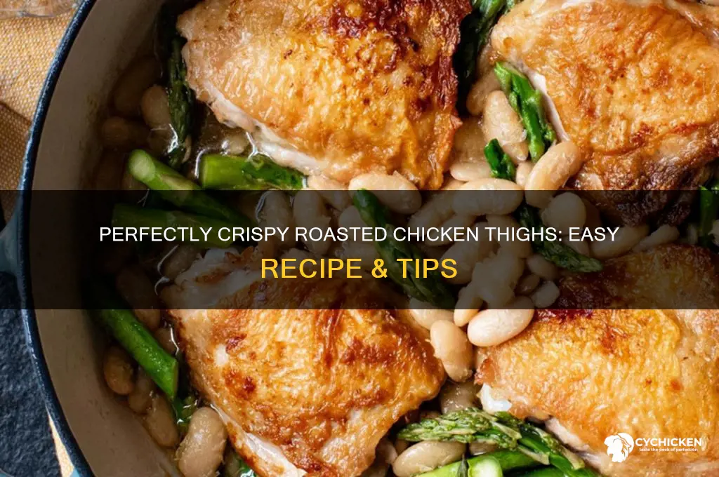 how to roast chicken thigns