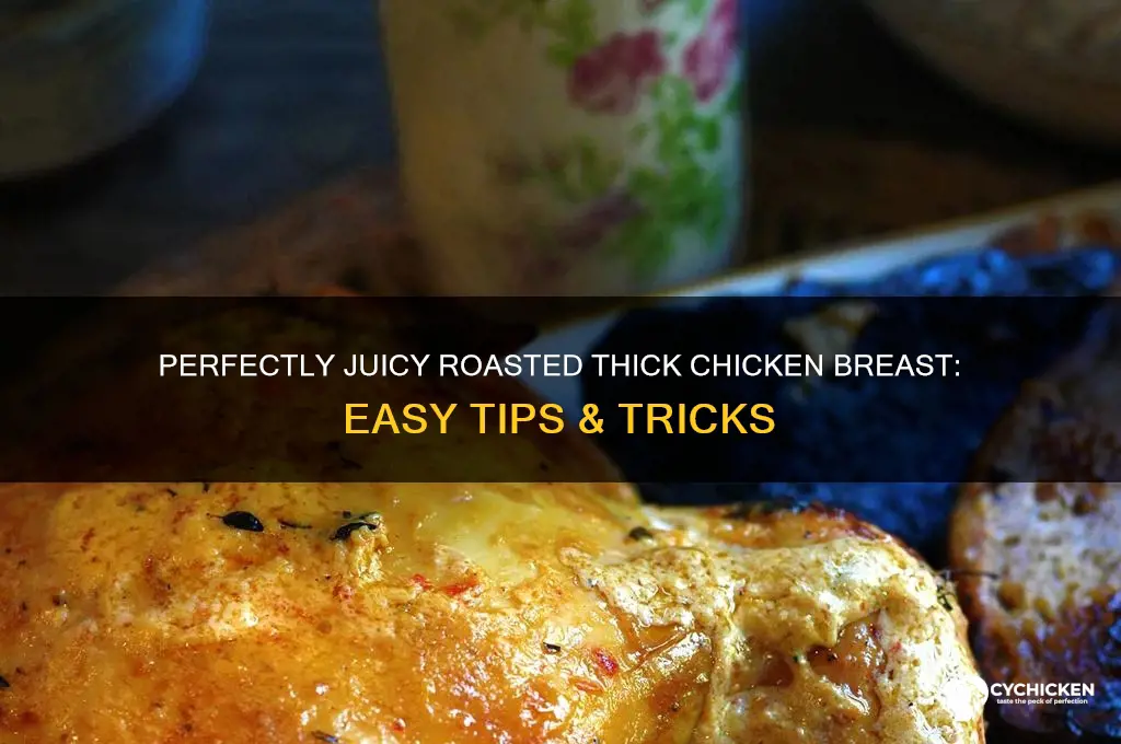 how to roast thick chicken breast