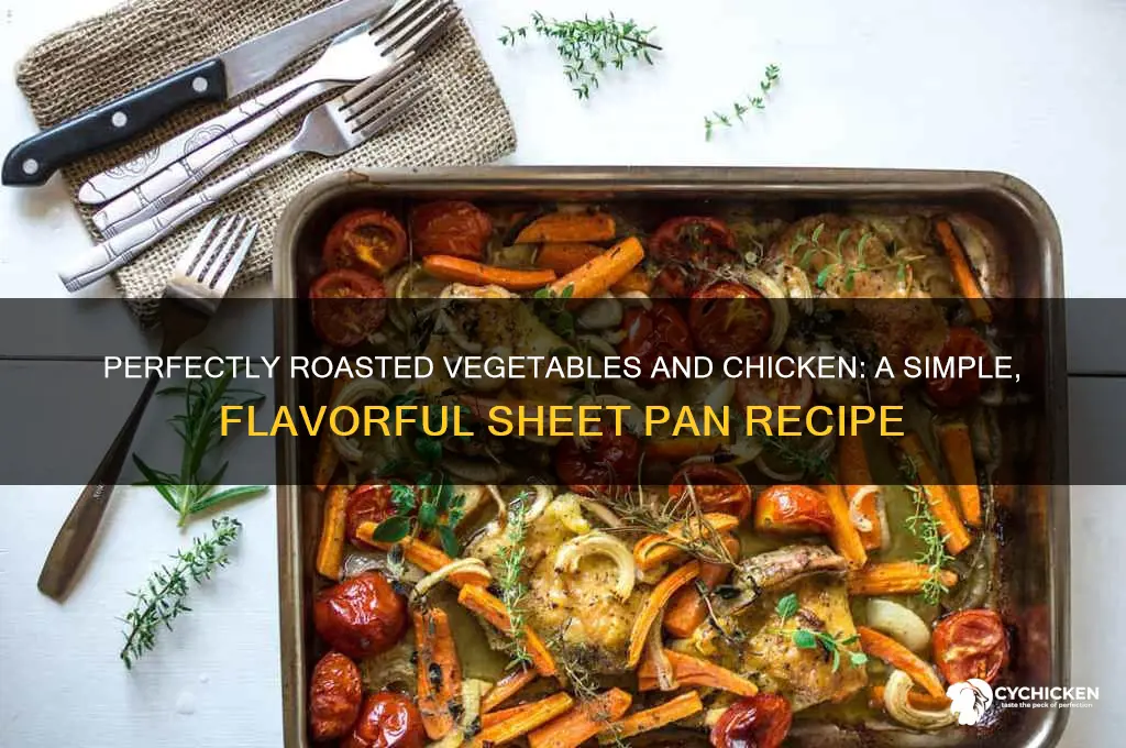 how to roast vegetables with chicken