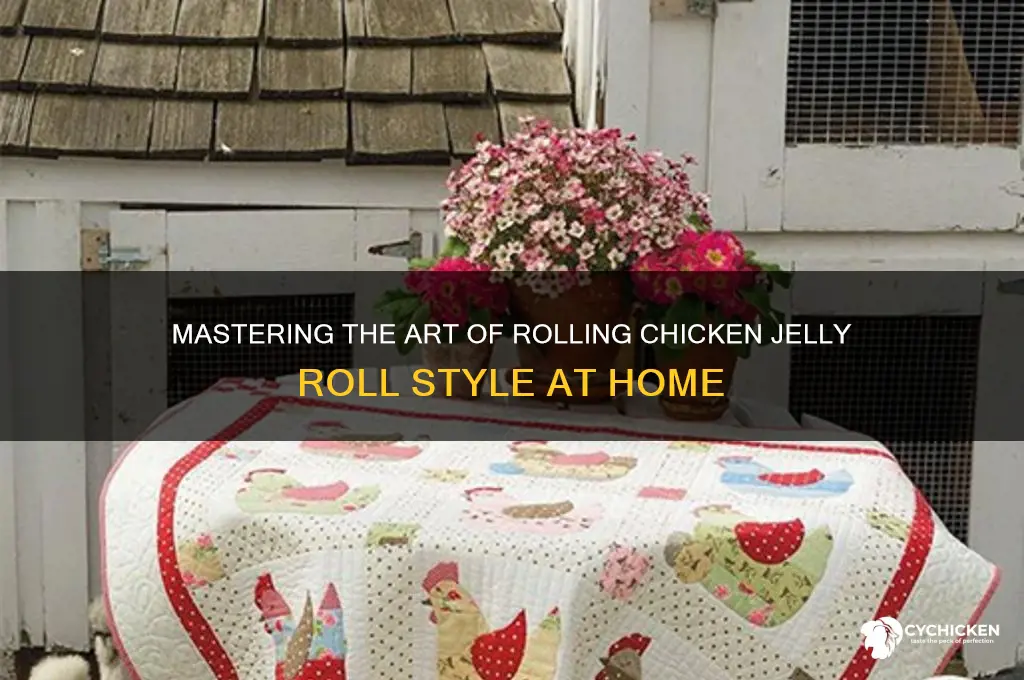 how to roll chicken jelly roll style