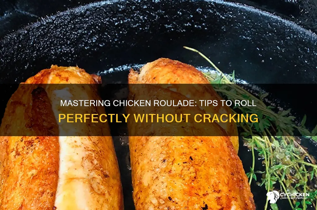 how to roll chicken roulade without cracking