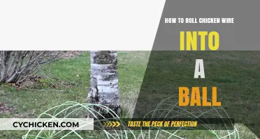 Mastering the Art of Rolling Chicken Wire into a Perfect Ball