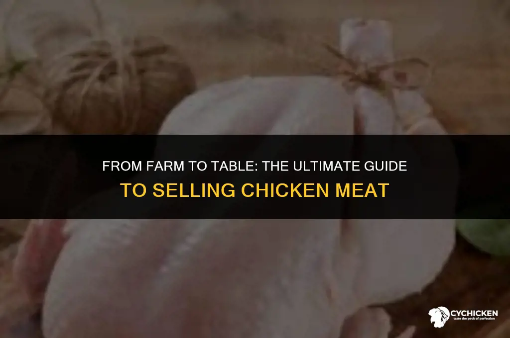 how to sale chicken meat