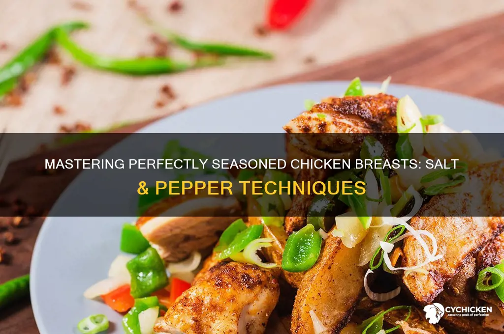 how to salt and pepper chicken breats