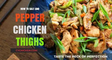 Perfectly Seasoned Chicken Thighs: Mastering Salt and Pepper Technique