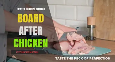 Sanitizing Cutting Boards: A Complete Guide to Cleaning After Chicken