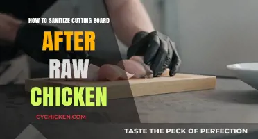 Sanitizing Cutting Boards: A Safe Guide After Handling Raw Chicken
