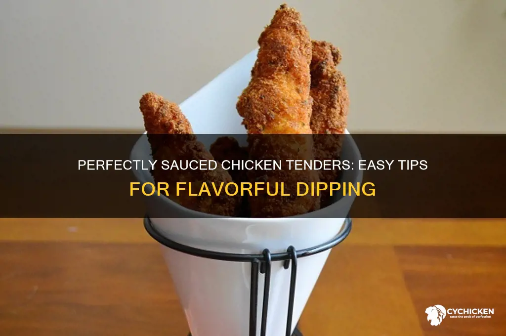 how to sauce chicken tenders