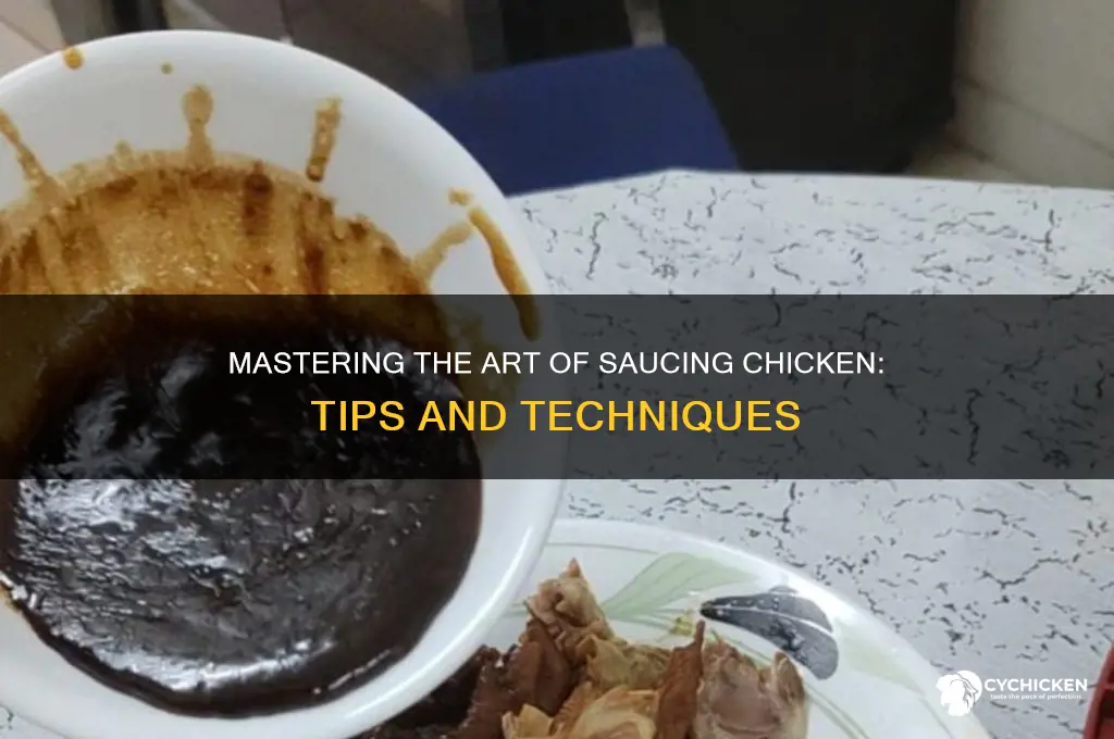 how to sauce chicken