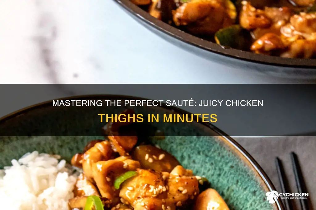 how to saute a chicken thigh
