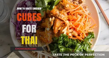 Mastering Thai Chicken: Perfectly Sauteed Cubes in Simple Steps