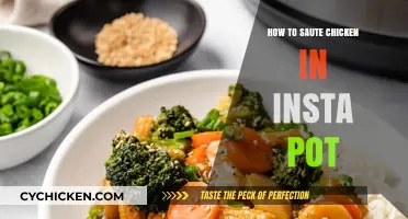 Savor the Flavor: Easy Insta Pot Chicken Saute Recipe