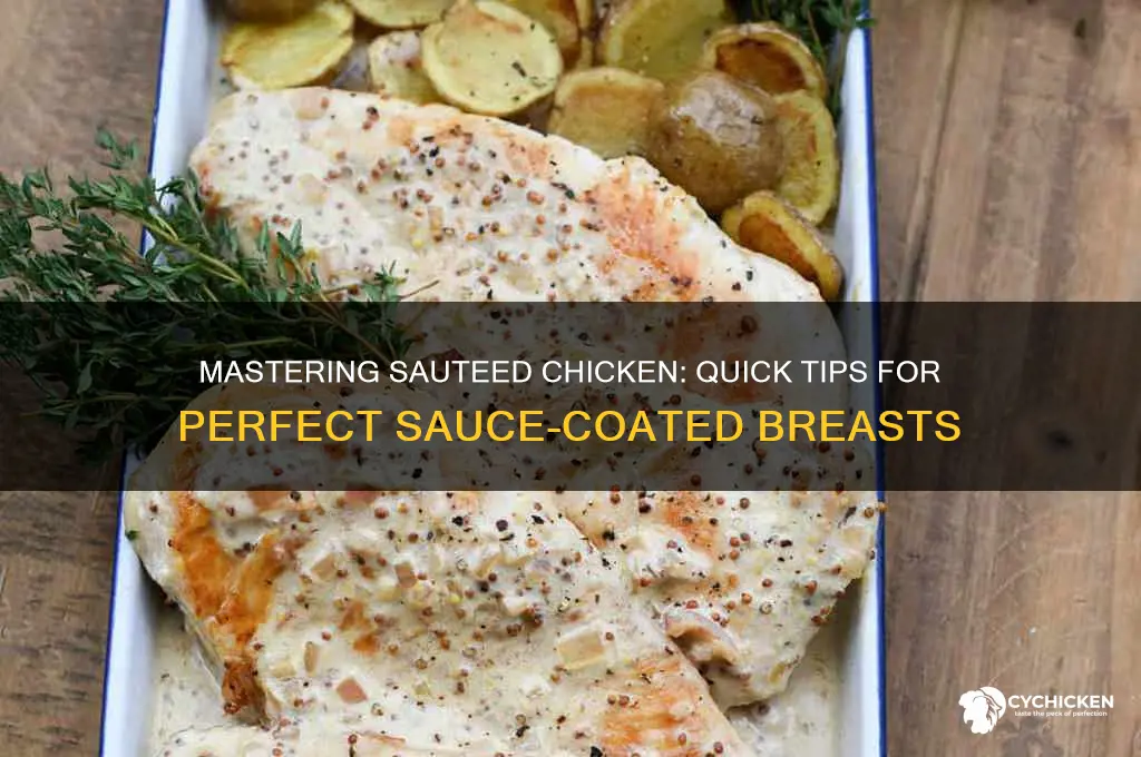 how to saute chicken in sauce