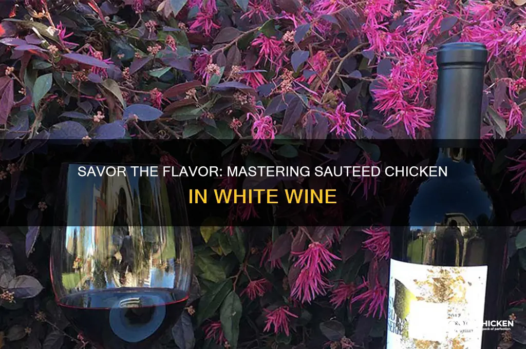 how to saute chicken in white wine