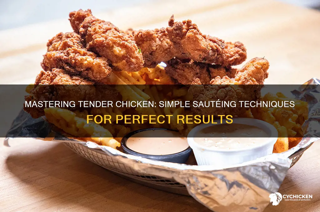 how to saute chicken so it