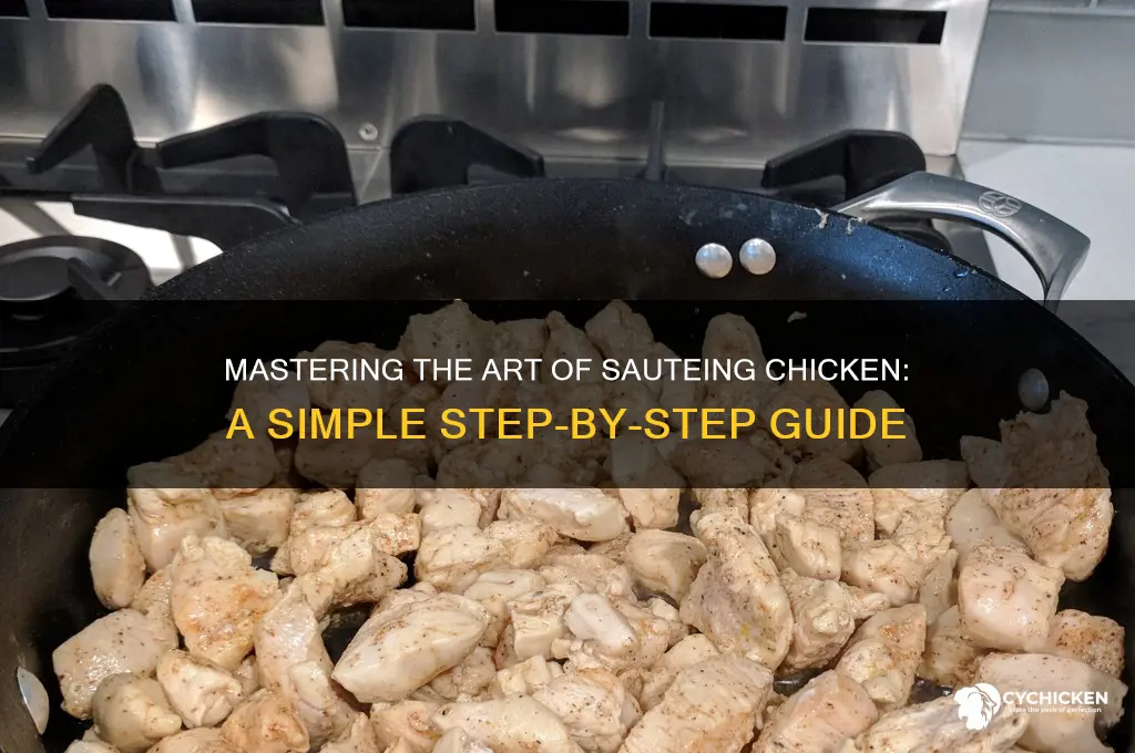 how to saute chicken step by step