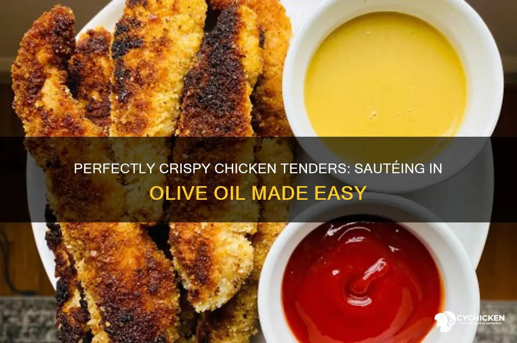 how to saute chicken tenders in olive oil
