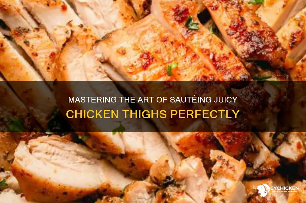 how to saute chicken thighs