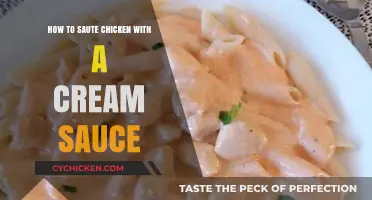 Mastering Creamy Chicken: A Simple Sauté with Rich Sauce Recipe