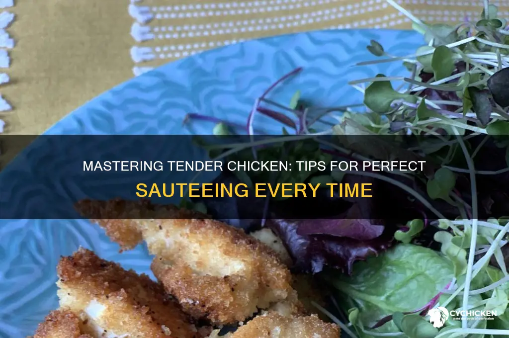 how to sautee chicken without making it tough