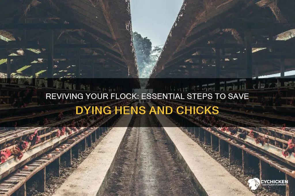 how to save a dying hen and chick