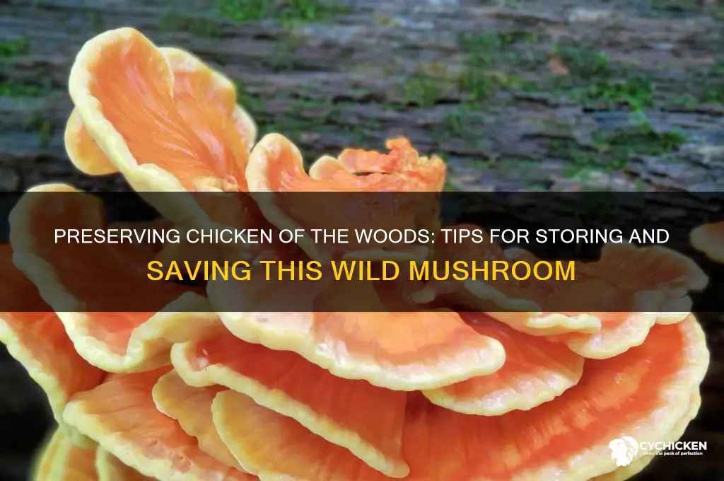 how to save chicken of the woods