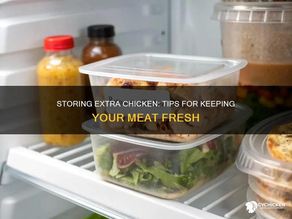 how to save extra chicken i just thawed out