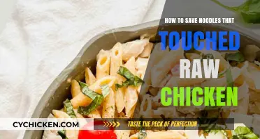 Quick Fix: Safely Saving Noodles Contaminated by Raw Chicken