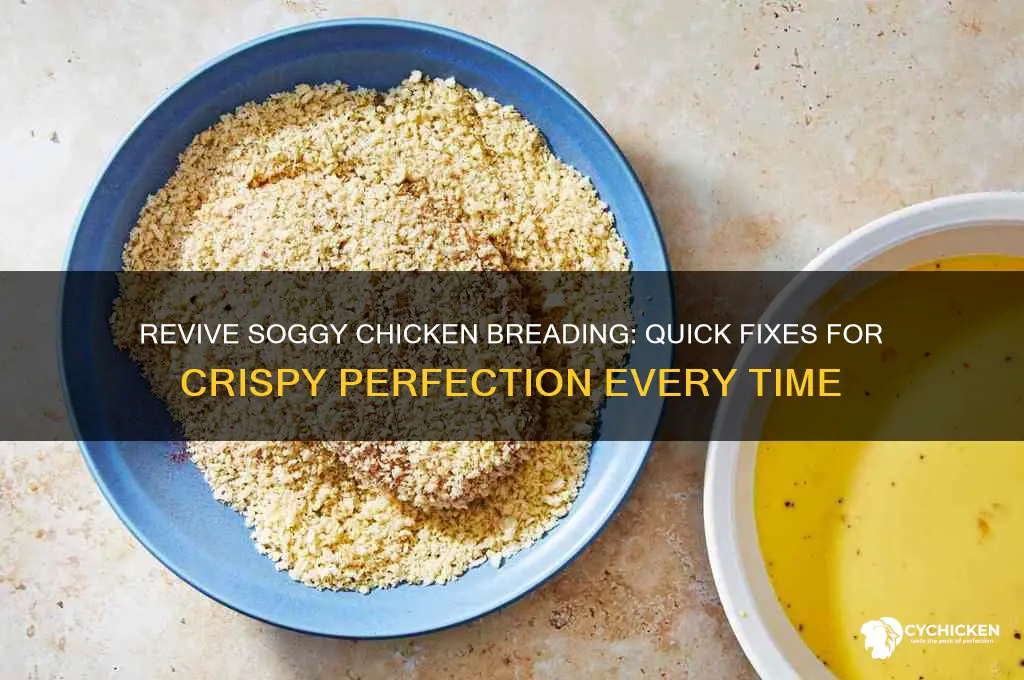 how to save soggy breading on chicken