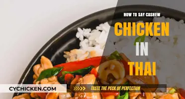 Mastering Thai Cuisine: Learn to Say Cashew Chicken in Thai