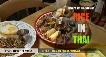 Mastering Thai Cuisine: Learn to Say Chicken and Rice in Thai