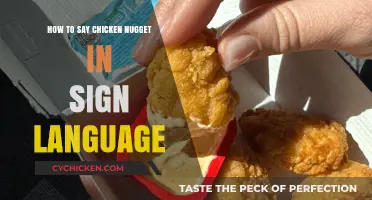 Sign Language Guide: How to Sign 'Chicken Nugget' Easily