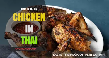 Mastering Thai: How to Politely Decline Chicken in Conversations