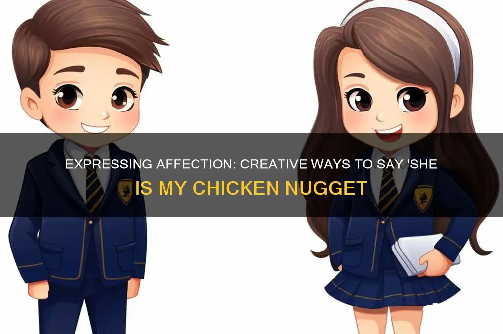 how to say she is my chicken nugget